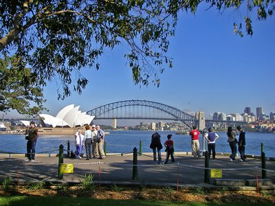 Sydney Macquaries Point Hafenbrücke