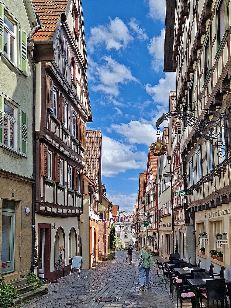 Bad Wimpfen Hauptstraße Fachwerkhäuser