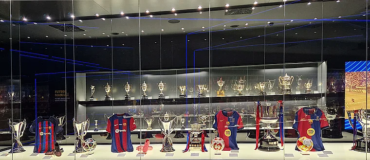 Barcelona Camp Nou Museum Pokale