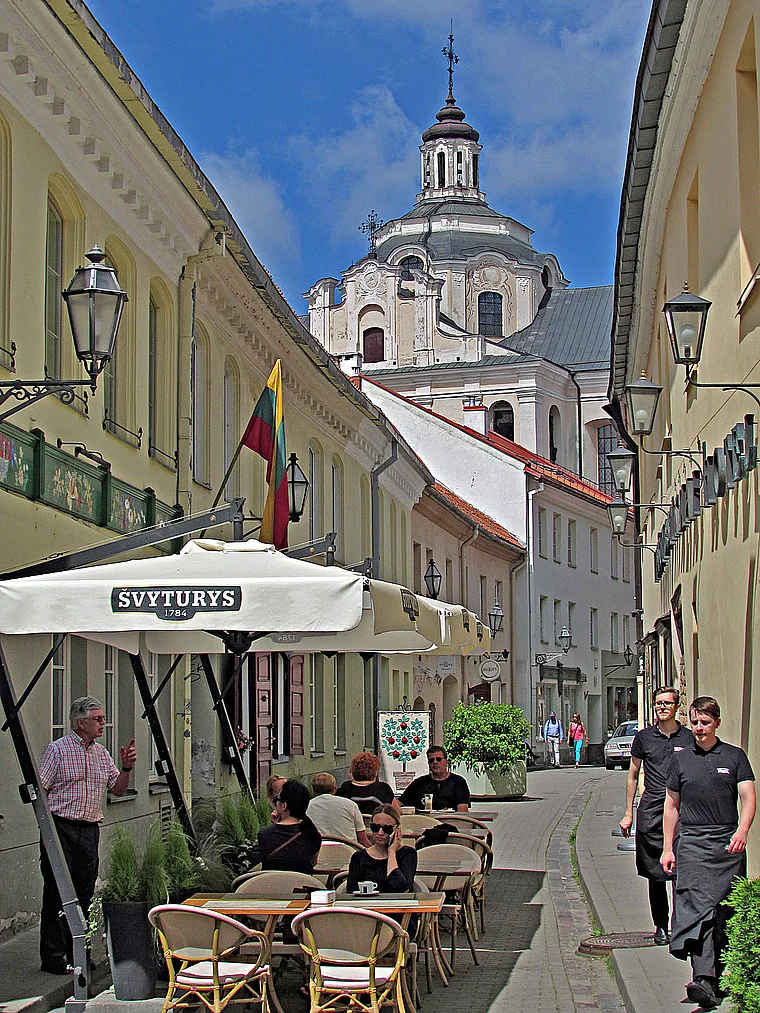 Vilnius Stikliu Gasse Heilig Geist Kirche