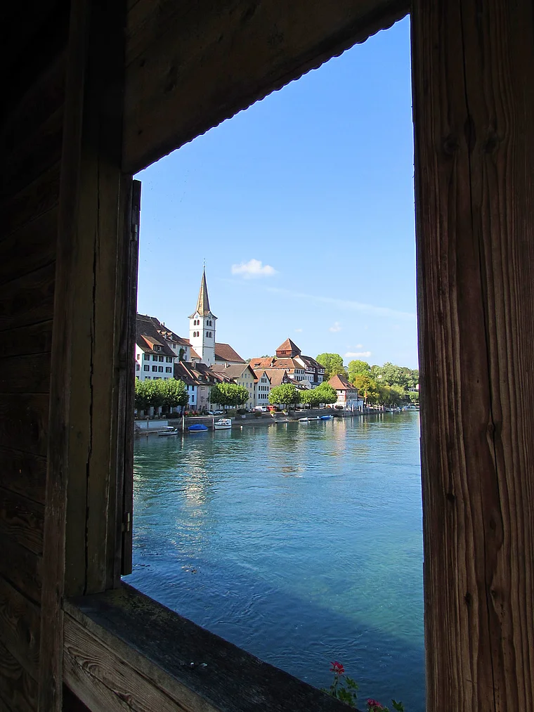 Diessenhofen Rheinbrücke Ausblick