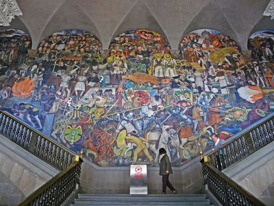 Mexico City Nationalpalast Wandgemälde