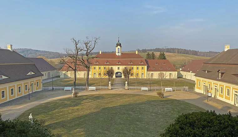 Rammenau Schloss Innenhof
