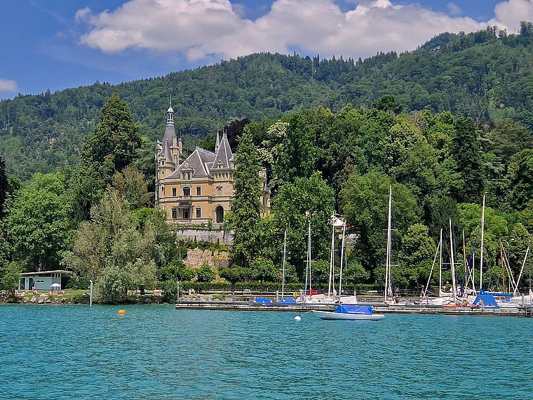 Thuner See Hilterfingen Schloss Hünegg