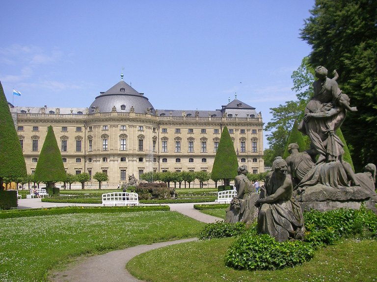 Würzburg Residenz Parkseite