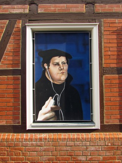 Schmalkalden Luther Wandmalerei