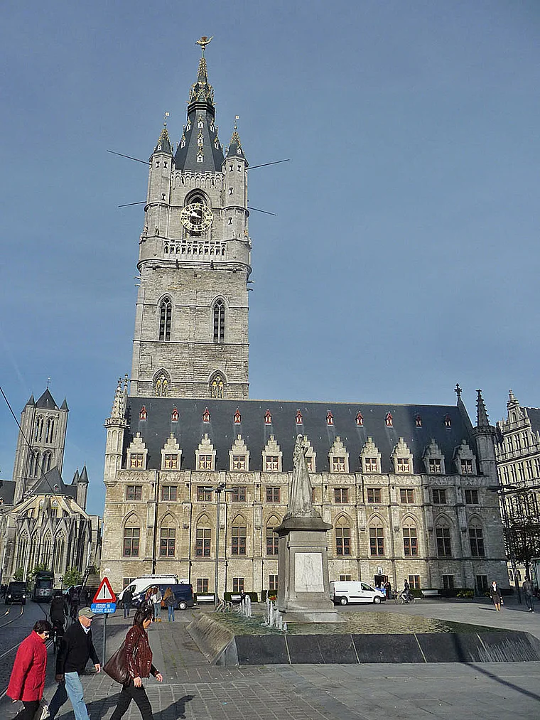 Rathaus und Belfried in Gent
