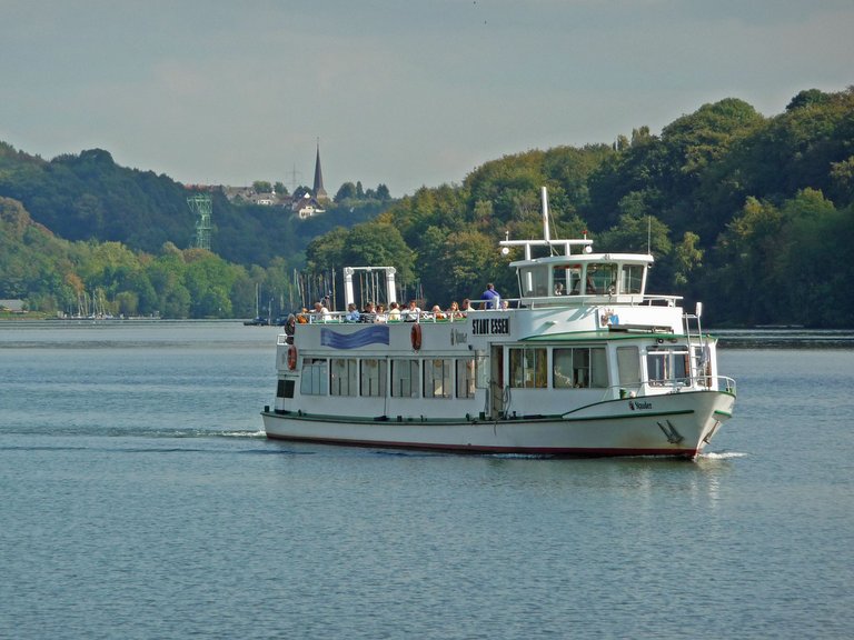Baldeneysee Schiff Stadt Essen