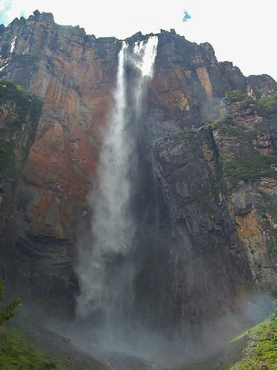 Venezuela Salto Angel von unten nah