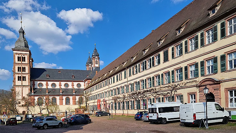 Amorbach Odenwald Schlossplatz