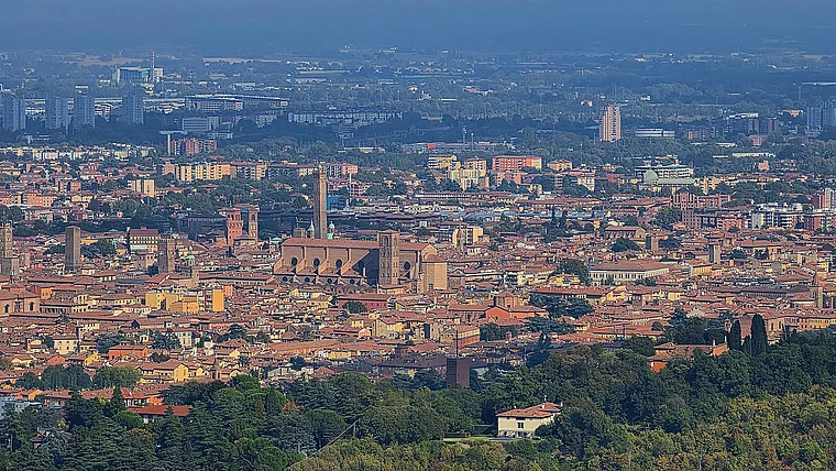 Bologna Madonna di San Luca Panorama
