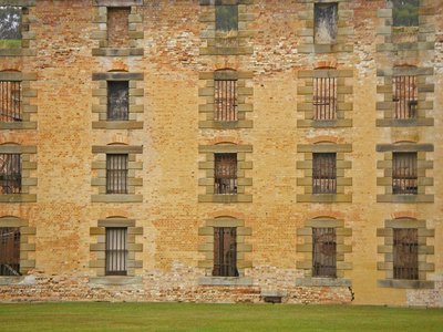 Tasmanien Port ARthur Gefängnisgebäude nah
