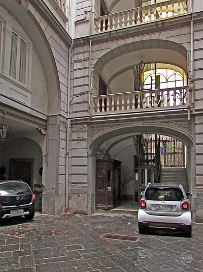 Neapel Altstadt Hinterhof