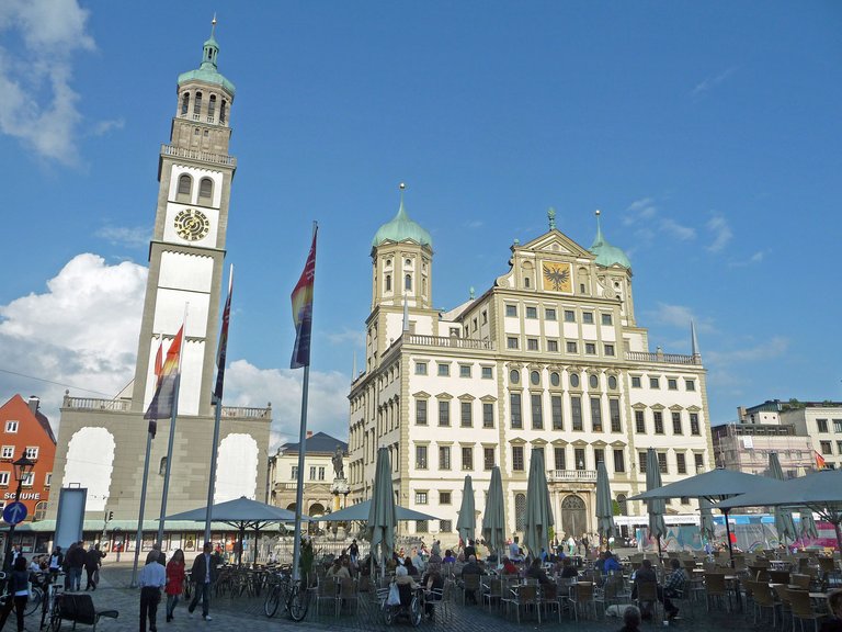 Augsburg Rathaus Perlachturm