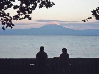 Chile Frutillar Blick auf Vulkan Osorno