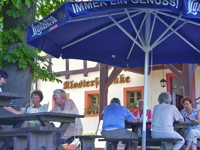 Ostritz St. Marienthal Klosterschenke Biergarten
