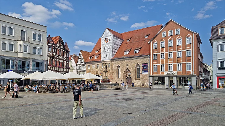 Reutlingen Marktplatz Heilig-Geist-Spital