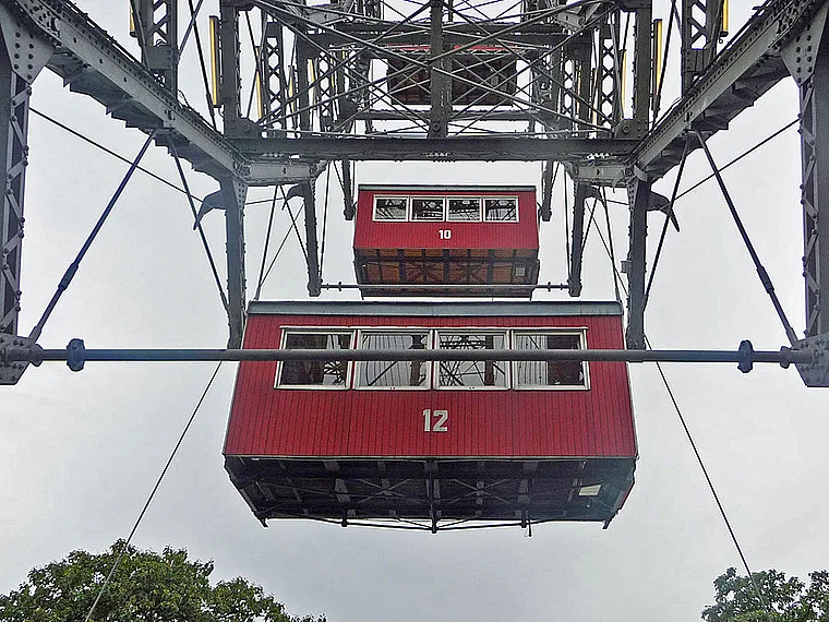 Wien Prater Gondeln Riesenrad