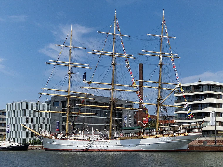 Bremerhaven Neuer Hafen Segelschulschiff Deutschland