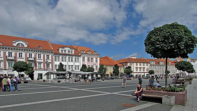 Vilnius Rathausplatz