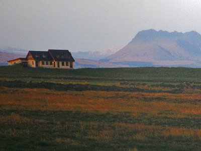 Island Bergthorshval Njalshof bildliche Darstellung