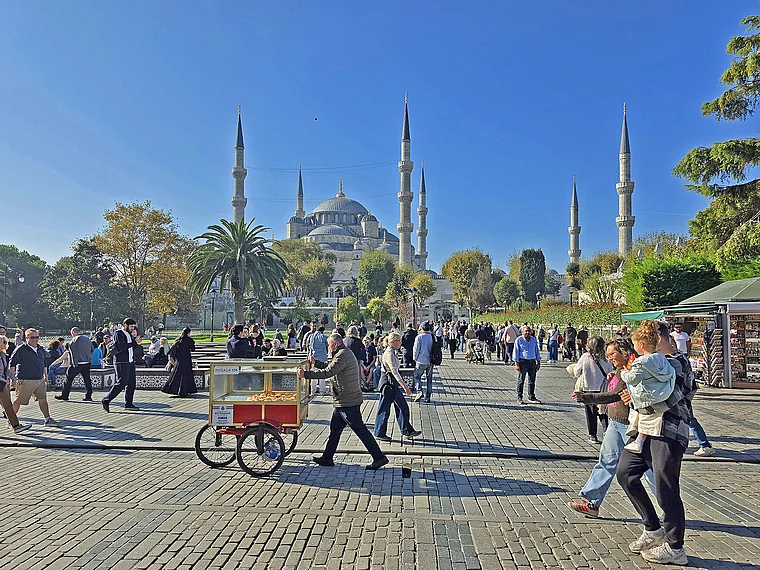 Istabul Blaue Moschee Totale