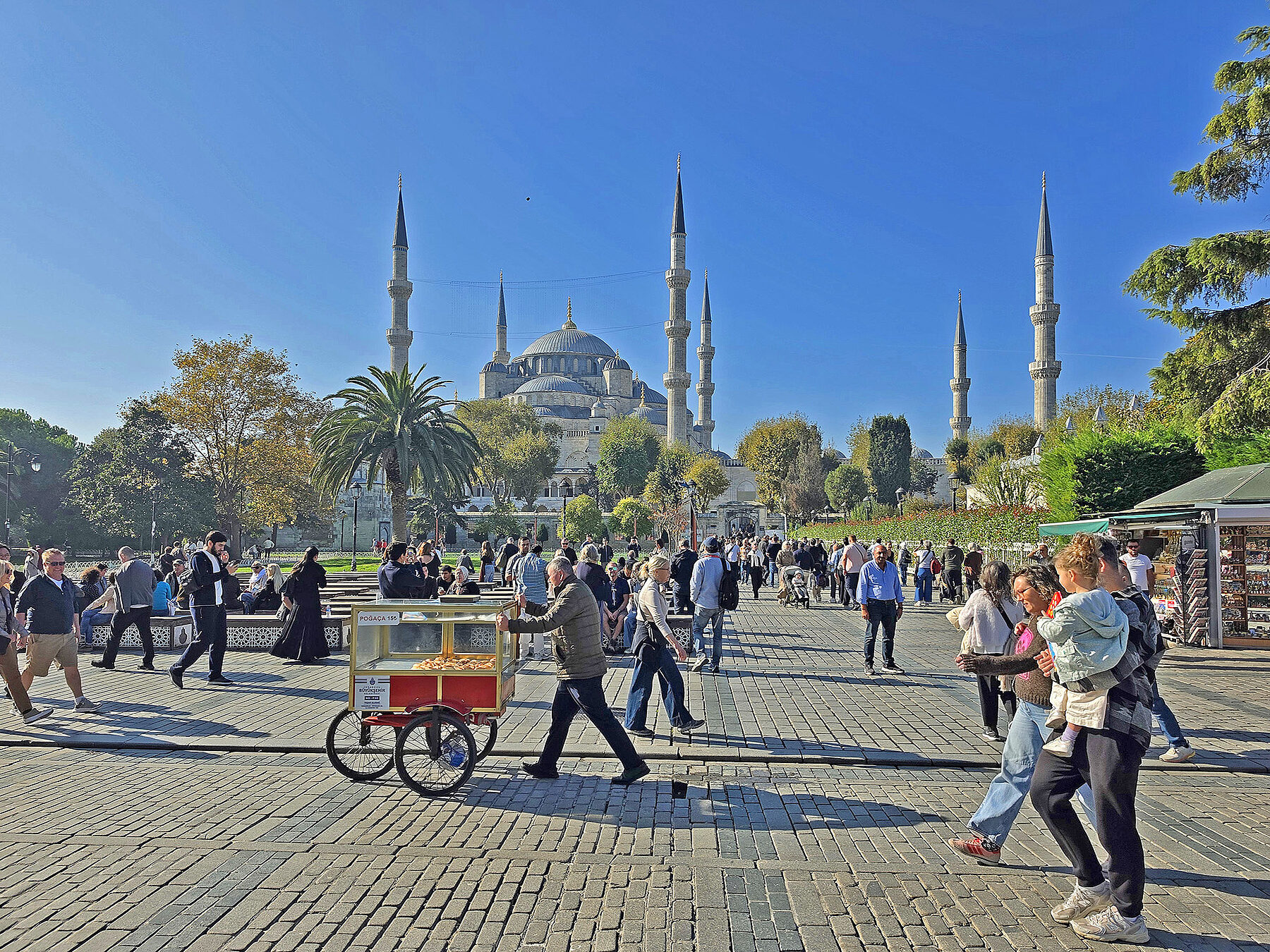 Istabul Blaue Moschee Totale