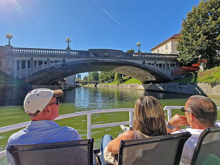 Ljubljana Laibach Bootsfahrt