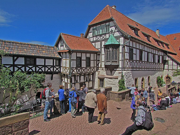Eisenach Wartburg Burghof