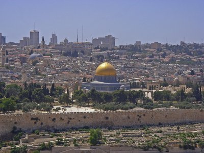 Jerusalem Felsendom von fern