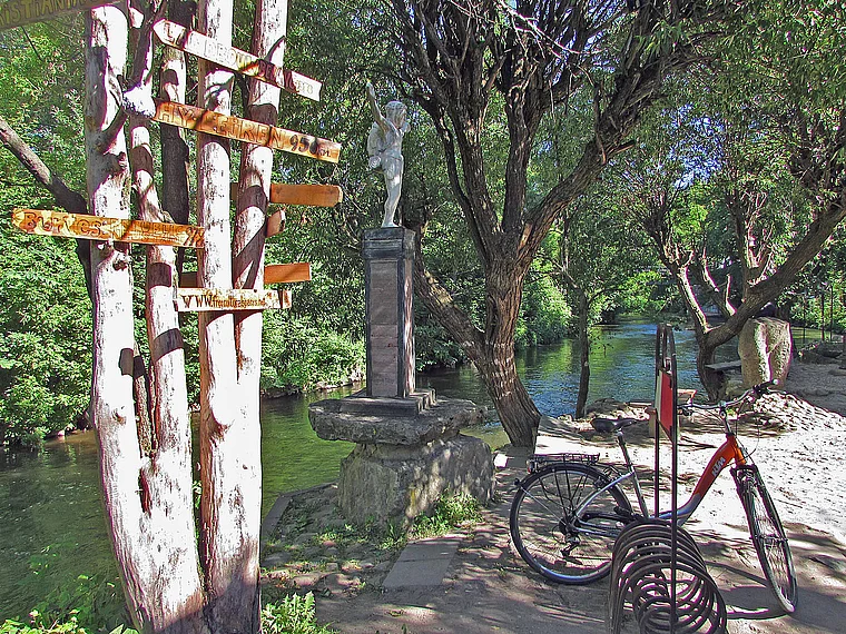 Vilnius Vilnia Uferpromenade