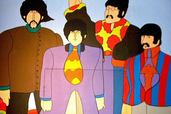 Liverpool Beatles Museum Grafik Pilzköpfe