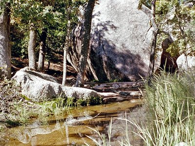 Texas Landschaft mit Bach