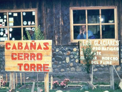 Patagonien Chalten Cabanas Cerro Torre außen
