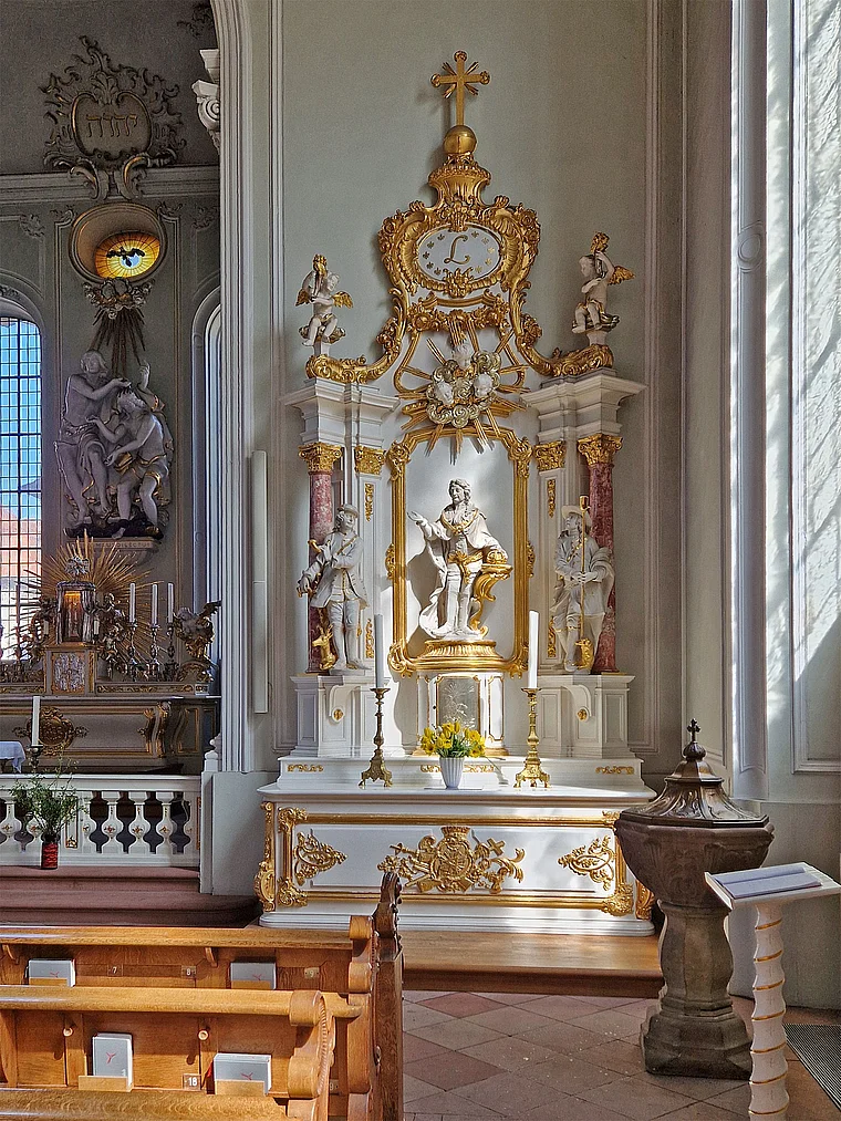 Saarbrücken Basilika St. Johann Seitenaltar