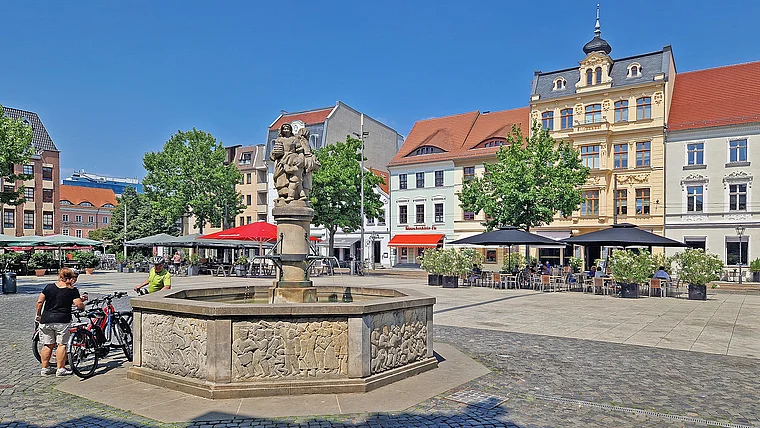 Cottbus Altmarkt Marktbrunnen