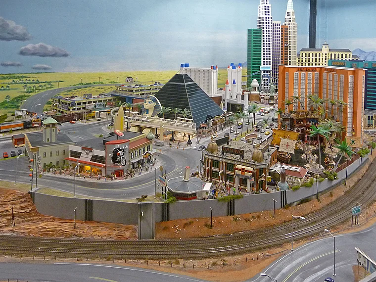 Hamburg Miniatur-Wunderwelt Las Vegas