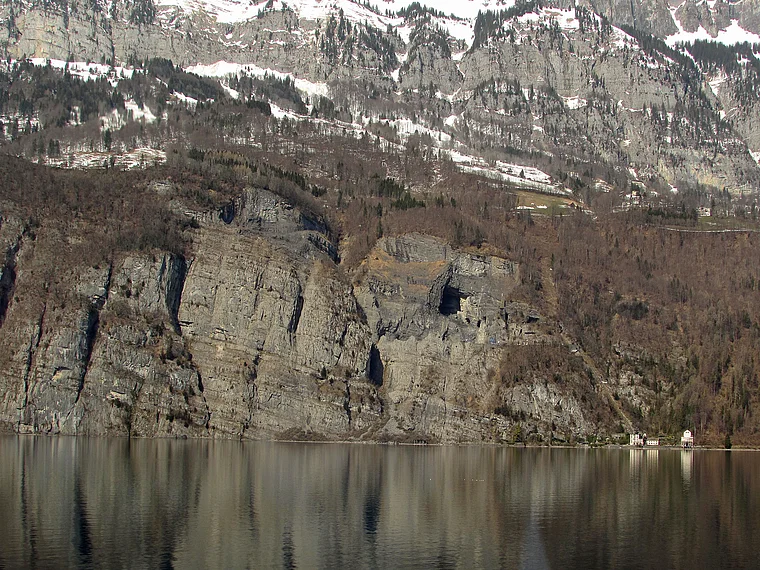 Walenstadt Walensee Steilküste