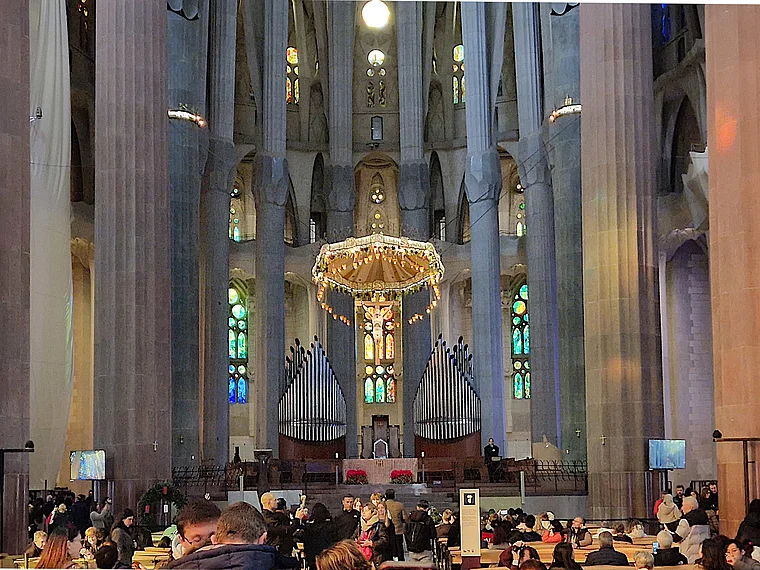 Barcelona Sagrada Familia Innenansicht
