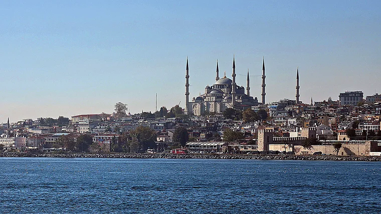 Istanbul Blaue Moschee Marmarameer