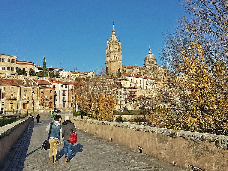 Salamanca auf der Römerbrücke