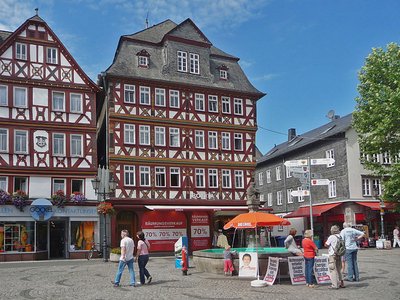 Herborn Marktplatz Fachwerkhäuser