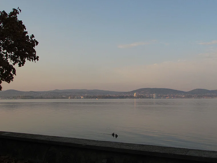 Plattensee Blick von Tihany auf Balatonfüred