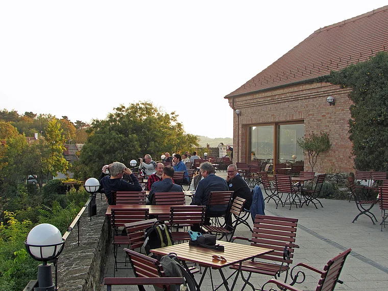 Plattensee Tihany Cafe Rege Terrasse