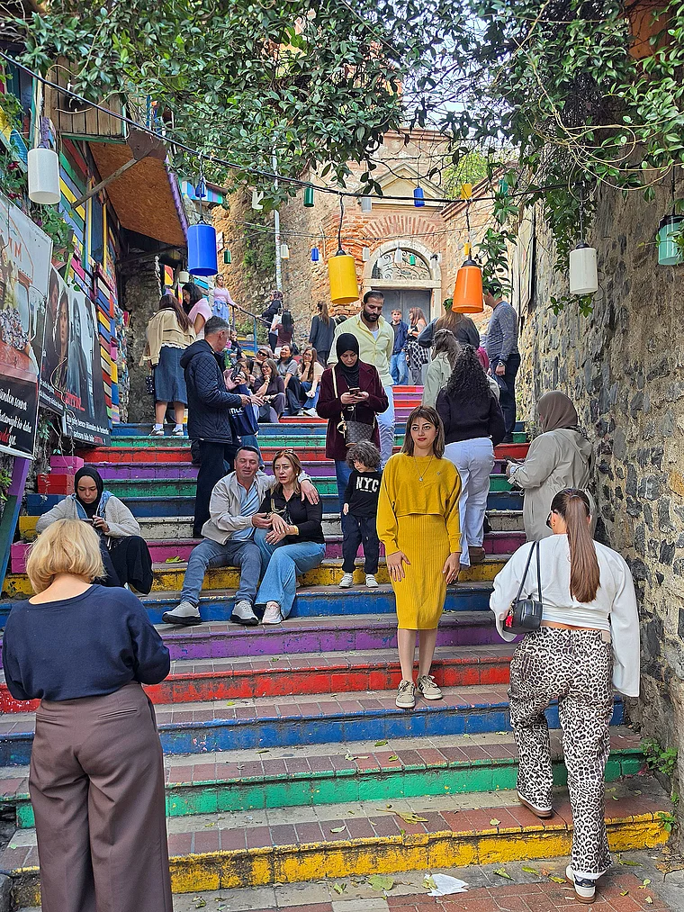 Istanbul Balat Treppe