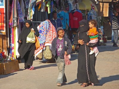 Sinai Dahab Basar mit Menschen