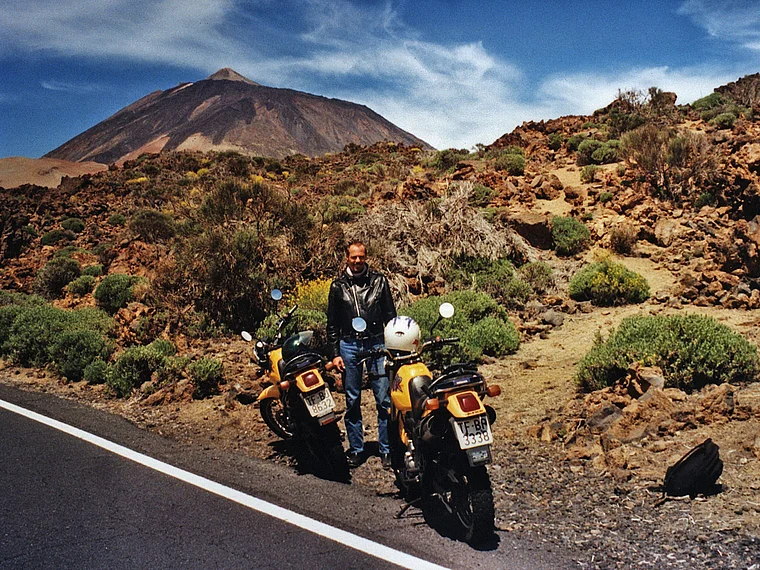 Teneriffa Teide Motorrad