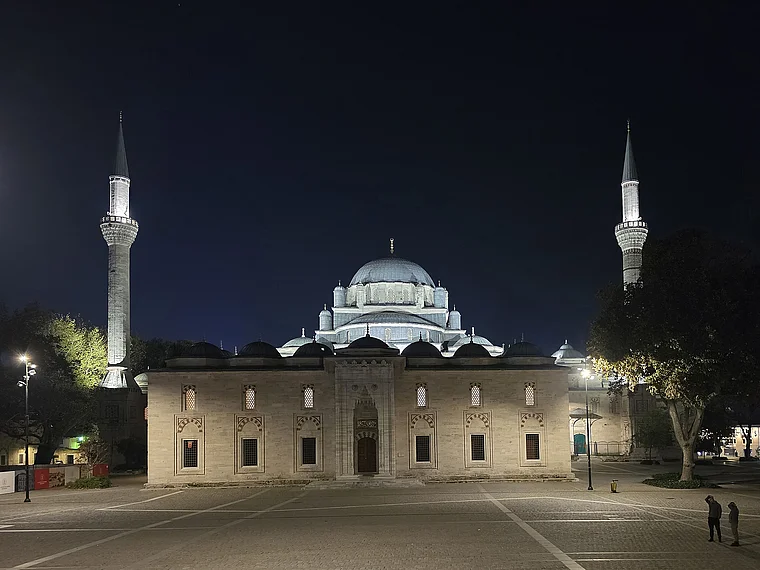 Istanbul Beyazit Moschee Nachtaufnahme