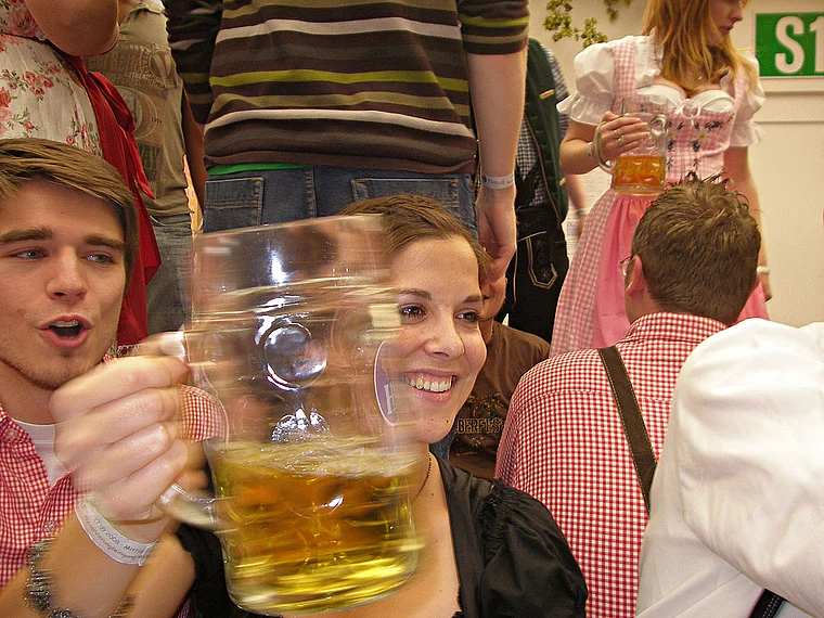 München Oktoberfest Bierzelt