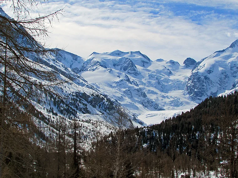 Engadin Morteratsch Gletscher